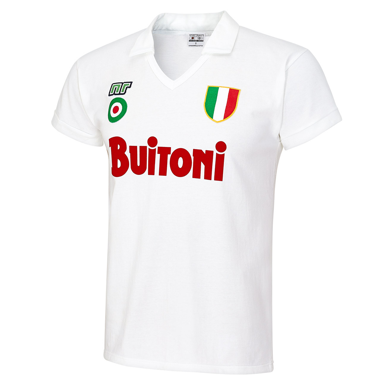 T-Shirt SSC NAPOLI 1990-91 MARQUE NR TAILLE L PUBLICITÉ MARS