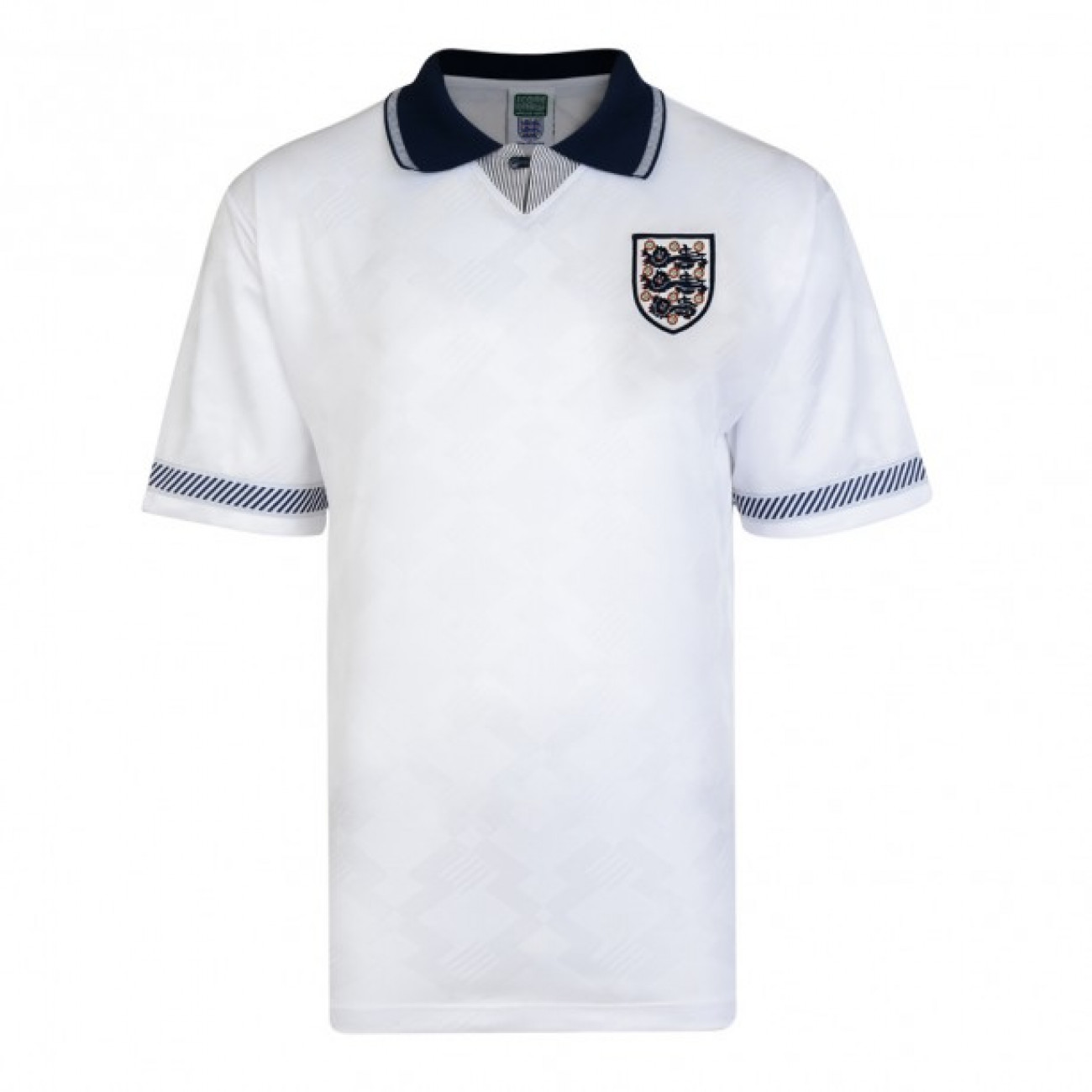 Réplique Maillot Vintage Angleterre 1990 Score Draw - Noir, Taille L, Pour Homme