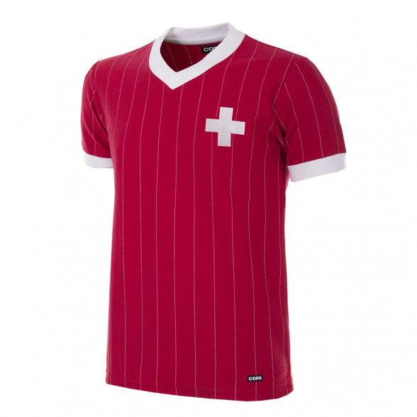 Maillot rétro Suisse Coupe du monde 1982