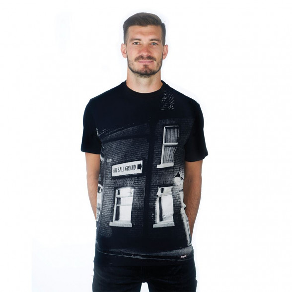 Football Ground Sign T-Shirt | Black