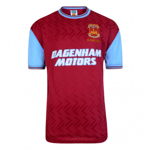 Maillot rétro West Ham 1994. Bobby Moore Memorial Match 7/03/1994.