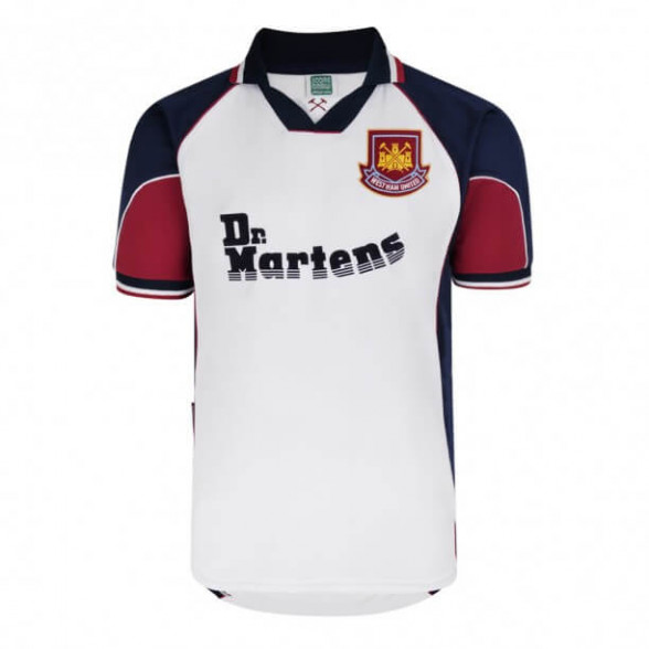 Maillot rétro West Ham 1998/99 Extérieur