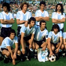 Maillot rétro Argentina 1974