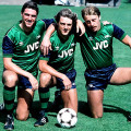 Pauessel Van, John Devine et John Hawley Maillot Retro Arsenal 1982