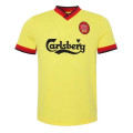 Maillot retro Liverpool FC 1997-98 jaune exterieur